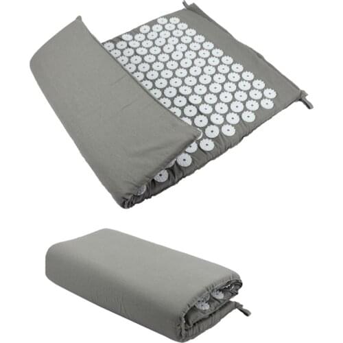 1pc Acupressure Mat Head Neck Back Foot Massage Cushion Pillow Yoga Spike Mat Anti-stress Acupuncture Pad Massager 5Colors