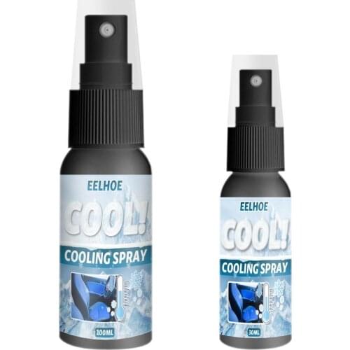 Instant Cooling Spray Coolant Summer Prevent Heat Liquid Refrigerant Car Outdoor Chill Moisture Wicking Body Cooling Mist