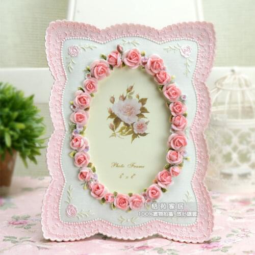 Pastoral Fashion Photo Frame Home Decor Swing Sets 6-inch Small Picture Frame Creative Vertical Available Child Photo Frame
