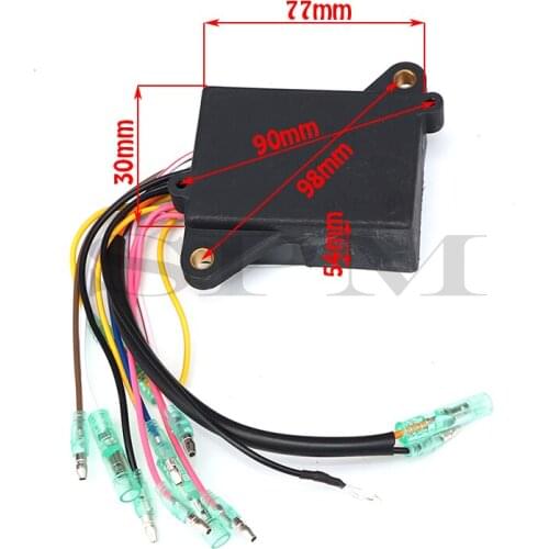 Outboard CDI device ignition coil 68T-85540-00 Outboard accessory is suitable for Yamaha 4 stroke 9.9HP fishing boat motor