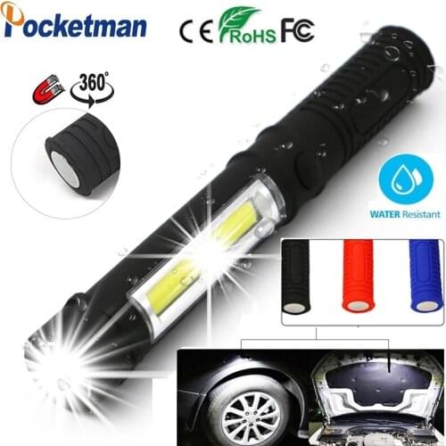 1200 Lumens Mini Portable Lanterns Working Inspection Torches COB LED Multifunction Maintenance Flashlight With Magnetic Base