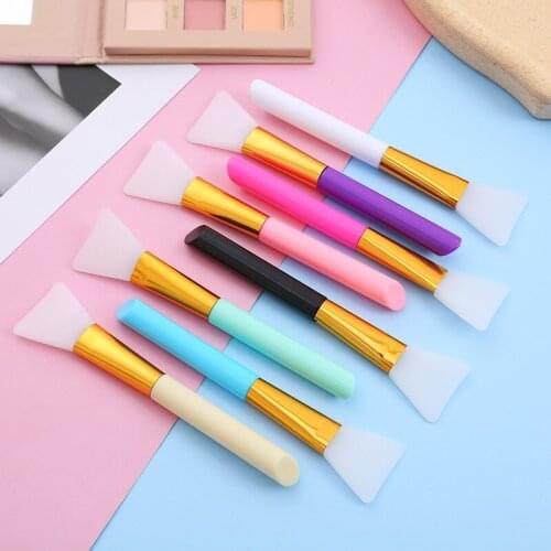 Professional Silicone Facial Mask Gel Brush Face Mud Cream Blender DIY Skin Care Make Up Soft Facial Mask Brush Face Care Tool