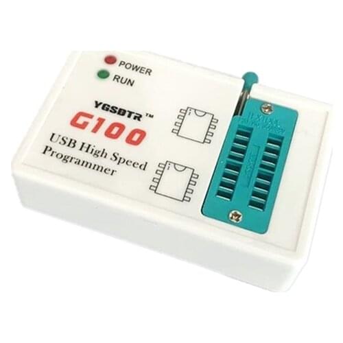 G100 programmer BIOS SPI FLASH 24/25/95 memory USB read-write burner supports 25 SPI FLASH, 24 EEPROM, 25EEPROM, 95EEPROM chips