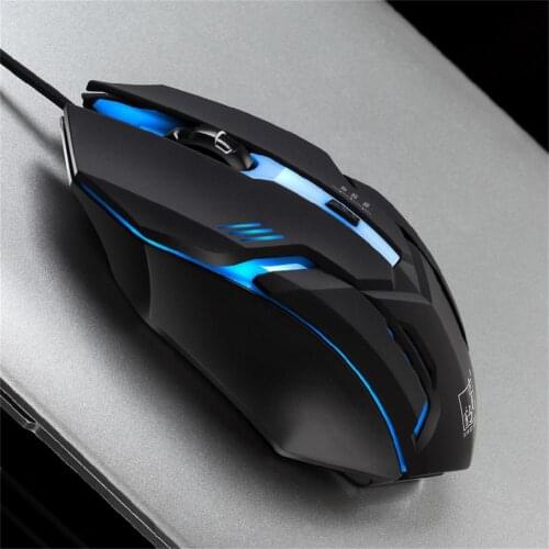 Adjustable Mice Wired USB Photoelectric Glow Gaming Mouse Computer Accessories