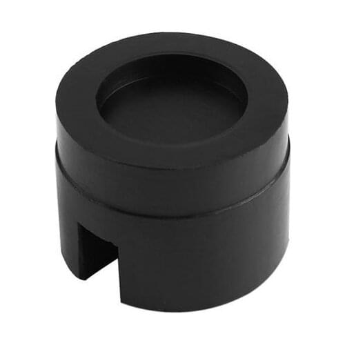 1 5cm Universal Black Slotted Frame Rail Floor Jack Shield Adapter Platform Automatic Lifter Rubber Pad Tool