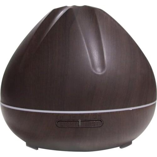 500ml Wood Grain 7 Color LED Light Ultrasonic Aroma Oil Essential Diffuser Home Office Car Air Humidifier Mini Mist Maker
