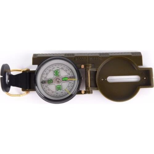 High accuracy Promotion Portable Folding Lens Compass American Military Multifunction Camping Climbing Outdoor Campass Tool