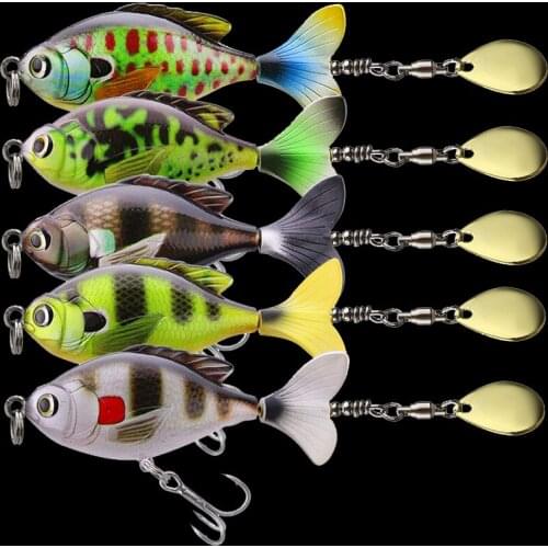 WALK FISH 5pcs/Set Fishing Lure Jig VIB Spinner Floating Pencil 16.5G/6CM Propeller Rotating Tractor Simulation Fishing Tackle