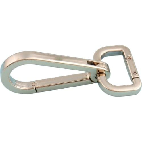 25mm Light Gold Lanyard clasp Large Swivel Clips Metal Dog chains Lobster Strap Snap Hook Purse Leash Buckles Craft Hardware