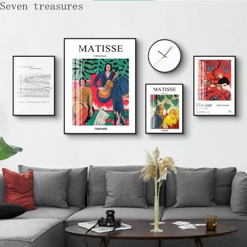 Matisse Beast Music Abstract Painting Style Modern Decorative Picture Canvas Wall Art for Home Room Hotel Office Decor Poster
