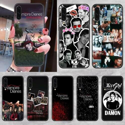 TV Vampire Diaries Phone case For Samsung Galaxy A 3 5 7 8 10 20 21 30 40 50 51 70 71 E S 2016 2018 4G black silicone funda art