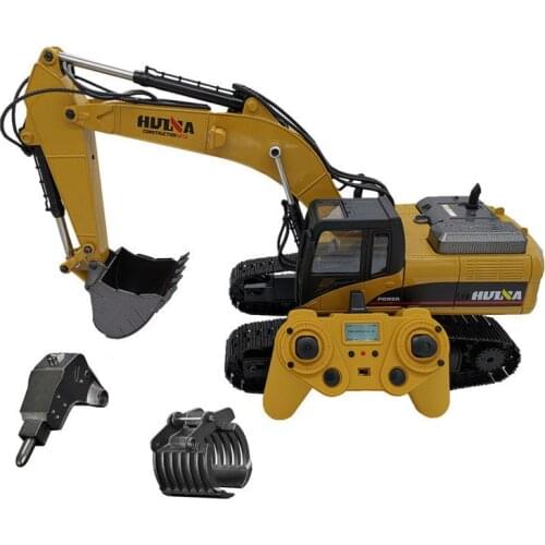 Rc truck 1/14 remote control construction metal trucks rc excavator +Drilling Truck +timber grab 23CH