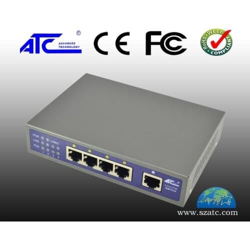 Poe switch 48V 4 port Poe power-supply switch 12V 100 trillion Poe switch module ATC-505P