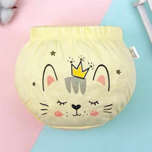 Lucky Big Cat Girls Underwear Pure Cotton Triangle Baby Big Kids' Bread Pants Little Girl Shorts Childrens Underwear