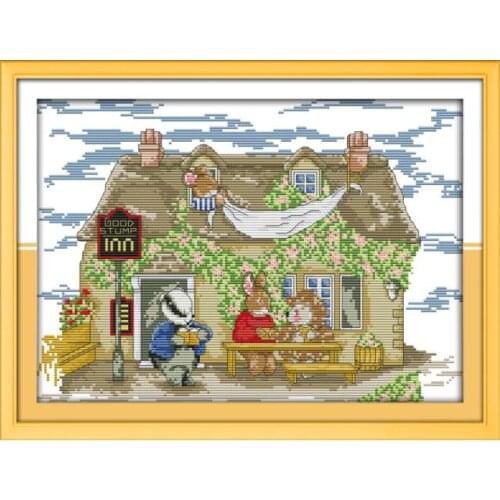 Rest (2) cross stitch kit 14ct 11ct count print canvas stitching embroidery DIY handmade needlework