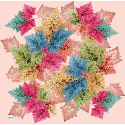 REYYAN SILK OYALIK WRITING (NEW QUALITY)-16319 - RENK-21