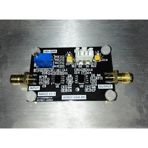 Broadband Amplifier Amplifying Variable Amplification AD603 Module -20~60D 90M Bandwidth