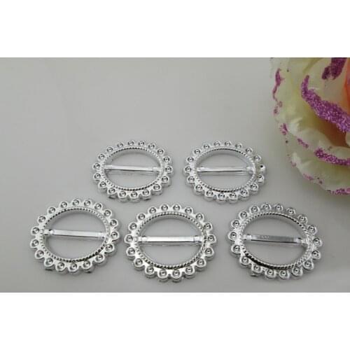 AB15 20mm)20pcs Oval Acrylic Buckle For Scrapbooking