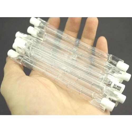 10Pcs/Lot Car Linear halogen Lamp J118 220V-240V Double Coiled Filament Security Lamps Flood Lights R7S 118mm 500W