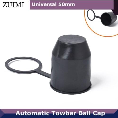 Car Accessories Universal 50mm Automatic Towbar Ball Cap Trailer Protection Cap New