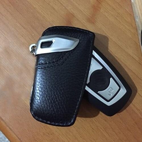 PU Key Case Leather Cover For BMW E60 E90 E30 E46 E39 F10 F20 F30 E53 X3 X5 X3 X4 M3 M5 M6 GT 1 3 4 5 6 7 Series Car Accessories
