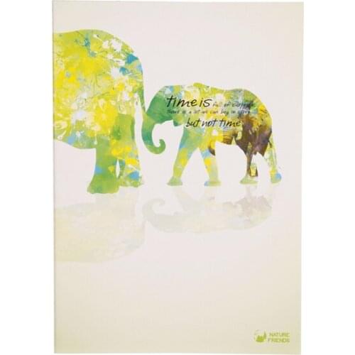 DL Effective FB540-19 suture notebook B5 cartoon line Notepad page 40 animal theme soft copy