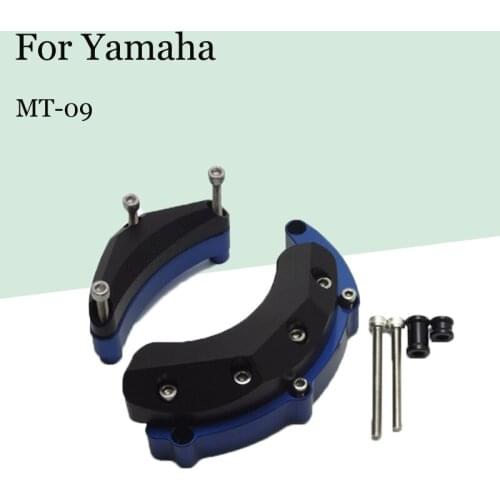 For Yamaha MT-09 MT09 Motorcycle Modified CNC Engine Engine Left and Right Anti-Fall Block Anti-Fall Glue Protection Block
