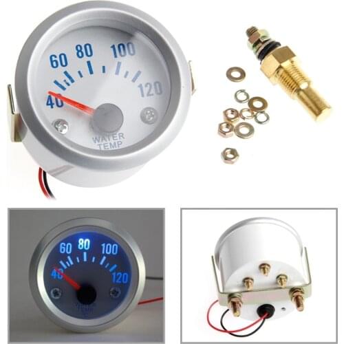Hot New 1 Set 2'' 52mm Auto Vehicle Car Electrical Digital Pointer Water Temperature Meter Gauge Car Accessories