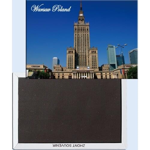 Warsaw ,Poland Tourist souvenir Magnetic refrigerator magnet Home decoration Personalized gift
