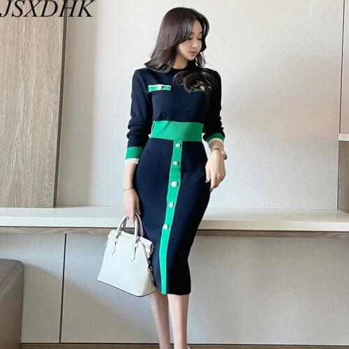 JSXDHK Fashionable Knitted Dresses