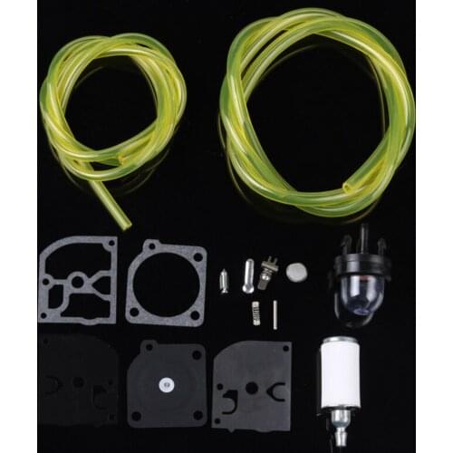 Carburetor Repair Kit For McCulloch 3200 3205 3210 32cc 35cc 38cc Carb RB-39 Carburetor Repair Kit Fuel Line