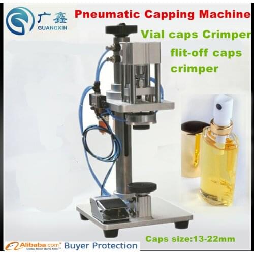Perfume bottle capping machine oral liquid capping machine aluminum cap crimper capping machine pneumatic capper