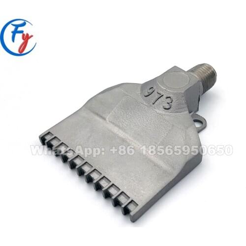 Model 973-1/4" Bspt stainless steel wind jet air blowing nozzle, air knife nozzle, wind jet air compress blow nozzle