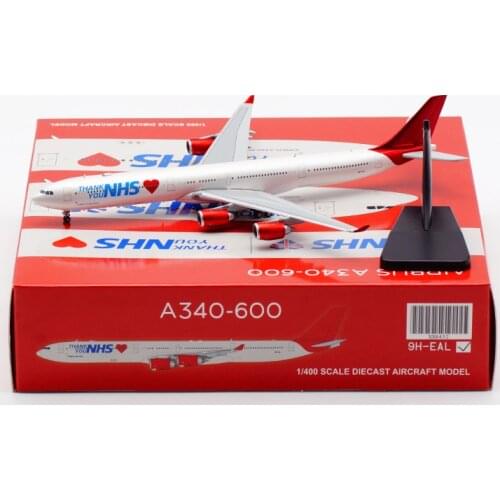 1/400 Scale A340-600 9H-EAL Maleth Aero Airlines Alloy Aircraft Plane Model Airplanes collectible show model Toy decoration
