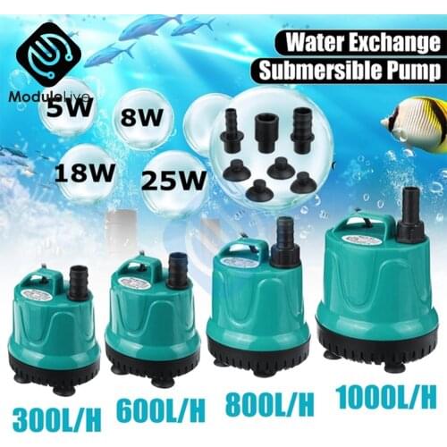 New EU Aquarium Fish Tank Submersible Pump Bottom Suction Pump 25W 18W 8W 5W Water Change Pump Bottom Filter manure Suction Pump