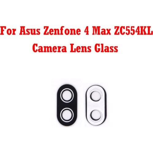 New Original ZC554KL ZC520KL Glass Housing For Asus Zenfone 4 Max ZC554KL ZC520KL Back Cover Camera Lens Glass