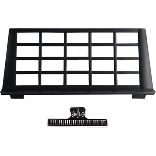 Sheet Musical Instrument Keyboard Stand Accessories Portable Durable Holder,Include 1 Pcs Music Book Clip