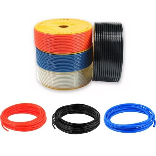 1 Meter High pressure Pneumatic Component PU Tube 4/6/8/10/12mm OD Air Line Polyurethane Hose for Compressor