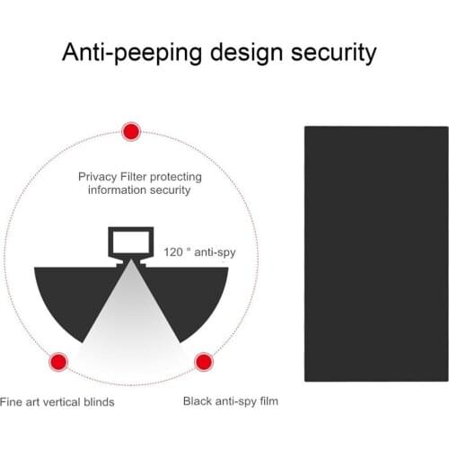 Professional 10 inch Privacy Filter Screens Protective Film 257.5mmx145mm Anti Peeping Dirty-proof For 16:9 Laptop