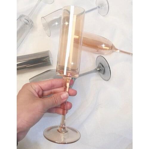 Straight Goblet Festival Red Wine Glass Crystal Glass Champagne European Creative 2 Home Couples Cups