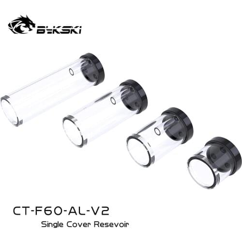 Bykski Water cooling tank Expand Reservoir DDC modified cover Assembly 60mm 100mm 150mm 200mm CT-F60-AL-V2