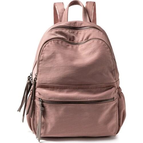 New Luxury Women Backpack Soild Color School Bags for Girls Bagpack Casual Fashion Ladies Backpack Travel Bag