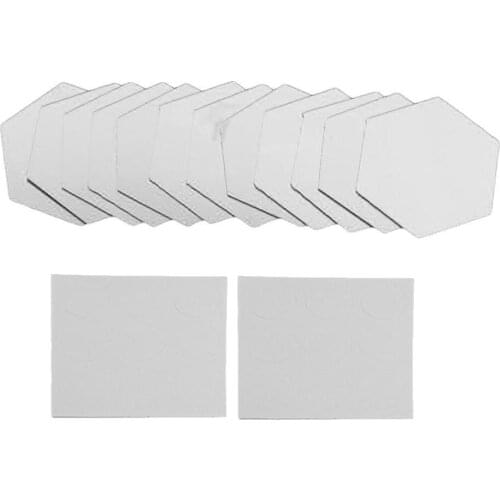 12Pcs Hexagonal Self Adhesive Mirror Effect Wall Sticker Living Room Decal Decor Removable Mirror Wall Stickers For TV Backdrop