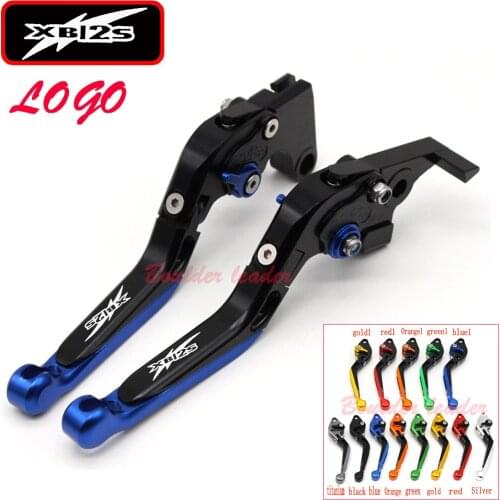 !With Logo CNC Blue Motorcycle Brake Clutch Levers For Buell XB12S XB 12S XB12Scg XB12S cg 2009