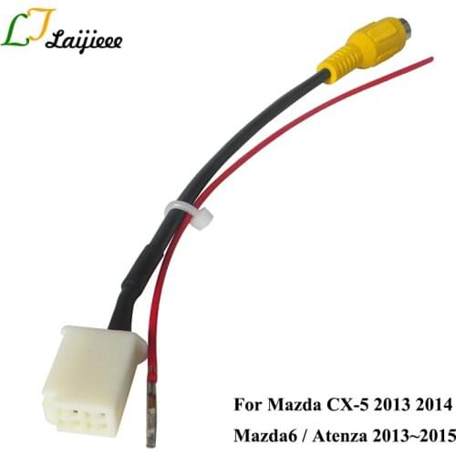 4 Pins Connection Cable For Mazda 6 Atenza CX-5 Rear Reversing Camera To OEM Monitor without Damaging the Car Wiring