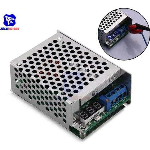 Diymore DC-DC DC 12-32V to 12-46V 8A 150W Step Up Boost Converter Power Supply Module Voltage Regulator LED Voltmeter with Case