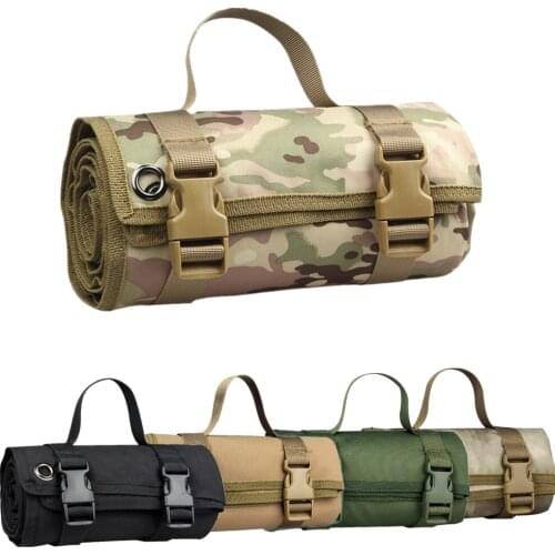 Tactical Shooting Mat Waterproof 1000D Nylon Lightweight Roll Up Camping Mat Hunting Pad Picnic Blanket Hunting Accessory