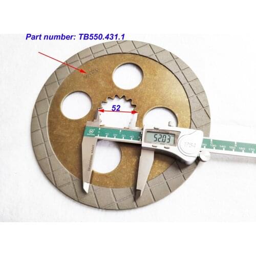 TB550.431.3, the friction (brake) disc set for Foton Lovol TB series TB550 TB554 tractor