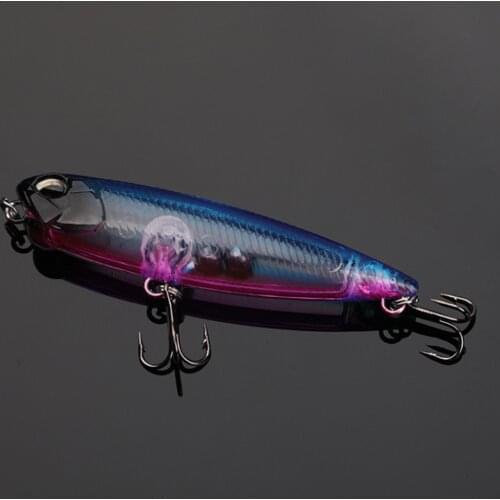 Topwater Pencil Lure Jerkbait 6.5cm 5g Realistic Whopper Plopper Floating Pesca Peche Trout Bass Fishing Plastic Bait