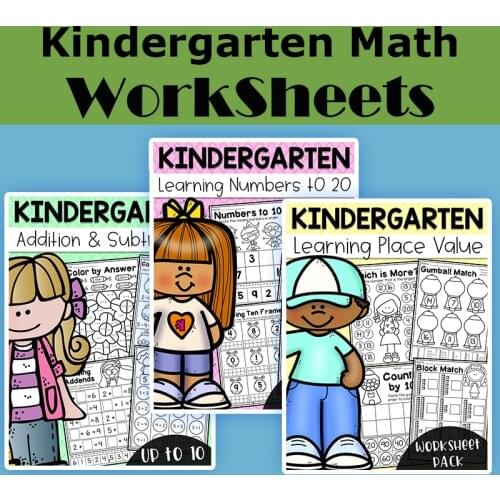 Preschool Kids Learning Math Numbers Additiion and Subtraction Worksheet Kids English Books Classroom Supplies Homeschool